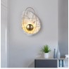 Modern resin wall lamp - LED - shell shape