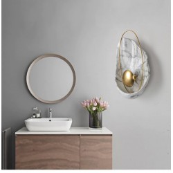 Modern resin wall lamp - LED - shell shape