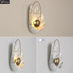 Modern resin wall lamp - LED - shell shape
