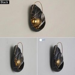 Modern resin wall lamp - LED - shell shape
