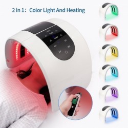 PDT LED face mask - light therapy - skin tightening / rejuvenation / dark spots remover - 7 colors