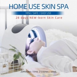PDT LED face mask - light therapy - skin tightening / rejuvenation / dark spots remover - 7 colors
