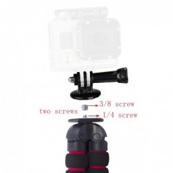 Mini tripé polvo - pernas de aranha flexíveis - para câmera / telefone / GoPro / Canon / Nikon / Sony / DSLR