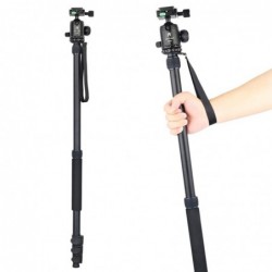 Professional high tripod - monopod - stand - fast flip lock - CNC 36mm ball head - for DSLR camera - 201cm