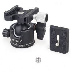 EB36 - tripod ball head - low profile - quick release plate - 15kgTripods & stands