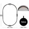 5 in 1 photography reflector - light diffuser - with handle / carrying case - 60 * 90cm