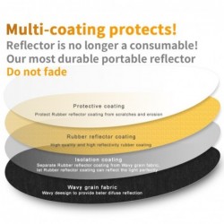 5 in 1 photography reflector - light diffuser - with handle / carrying case - 60 * 90cm