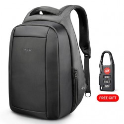 Fashionable backpack - anti-theft - USB charging port / earphone jack - for 15.6inch laptop - waterproofBackpacks
