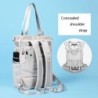 Stylish handbag - laptop backpack - with USB charging port - waterproof