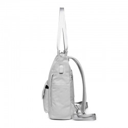Stylish handbag - laptop backpack - with USB charging port - waterproof