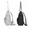 Stylish handbag - laptop backpack - with USB charging port - waterproof
