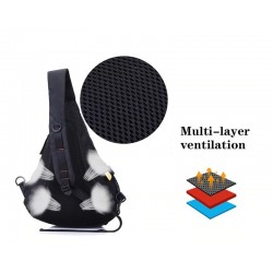 Chest / shoulder mini bag - backpack - waterproof nylon - unisex