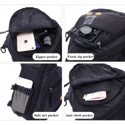 Chest / shoulder mini bag - backpack - waterproof nylon - unisex