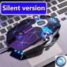 Professional optical gaming mouse - 6 buttons - wired - 3200DPI - LED - silent