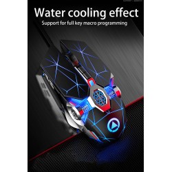 Professional optical gaming mouse - 6 buttons - wired - 3200DPI - LED - silent