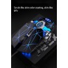 Professional optical gaming mouse - 6 buttons - wired - 3200DPI - LED - silent