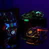 Professional optical gaming mouse - 6 buttons - wired - 3200DPI - LED - silent
