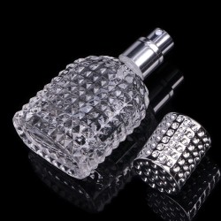 Refillable glass bottle for perfume with atomizer 30 ml - 50 ml