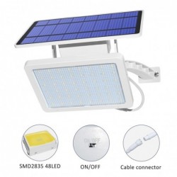 Outdoor garden wall light - waterproof solar lamp - adjustable - 48 LEDSolar lighting