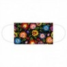 Face / mouth protection mask - disposable - for adults - flowers print