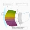 Face / mouth protection mask - disposable - for adults - tie-dye print - 50 pieces