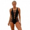 Sexy one piece swimsuit - hollow-out stripes - backlessBeachwear