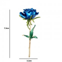 Elegant brooch - enamel roseBrooches