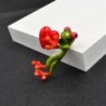 Green frog with a red heart - broochBrooches