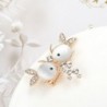 Two fishes with crystals - broochBrooches