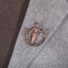 Peace Woman - lawyer badge - metal brooch