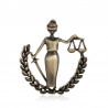 Peace Woman - lawyer badge - metal brooch