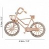 Crystal bicycle shaped brooch