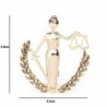 Libra constellation - metal brooch