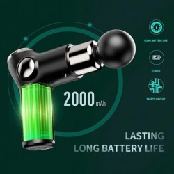 Mini massager gun - vibrator - muscle relaxation - pain relief - LCD display