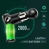 Mini massager gun - vibrator - muscle relaxation - pain relief - LCD display