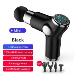 Mini massager gun - vibrator - muscle relaxation - pain relief - LCD display