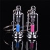 Metal lamp - hourglass - keychain for couples - 2 pieces
