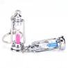 Metal lamp - hourglass - keychain for couples - 2 pieces