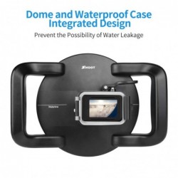 Diving dome port - dual-handheld - waterproof lens cover - for GoPro Hero 8 Black - 6 inch