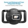 Diving dome port - dual-handheld - waterproof lens cover - for GoPro Hero 8 Black - 6 inch