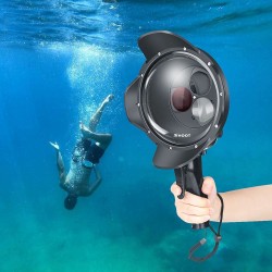 Diving dome port - waterproof filter case - switchable - for GoPro Hero 7 6 5 Black