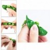 Squeezable peas - anti stress fidget toy - with keychain