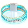 Multilayer bracelet - with crystals / magnetic buckle