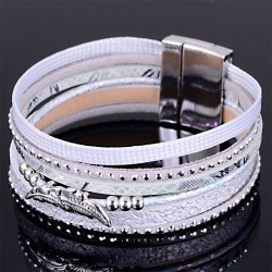 Multilayer bracelet - with crystals / magnetic buckleBracelets