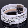 Multilayer bracelet - with crystals / magnetic buckleBracelets
