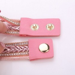 Multilayer bracelet with a round watch - crystals / beadsBracelets