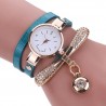 Fashionable multi-layer bracelet with a watch / crystalsBracelets
