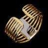 Luxurious bracelet with a rectangle watch - open designBracelets
