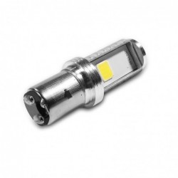 LED motorcycle / car bulb - white Hi/Lo Beam - 12V - 12W - 1200Lm - BA20D