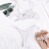 Sexy ribbed bikini set - Brazilian style - with push upBeachwear
